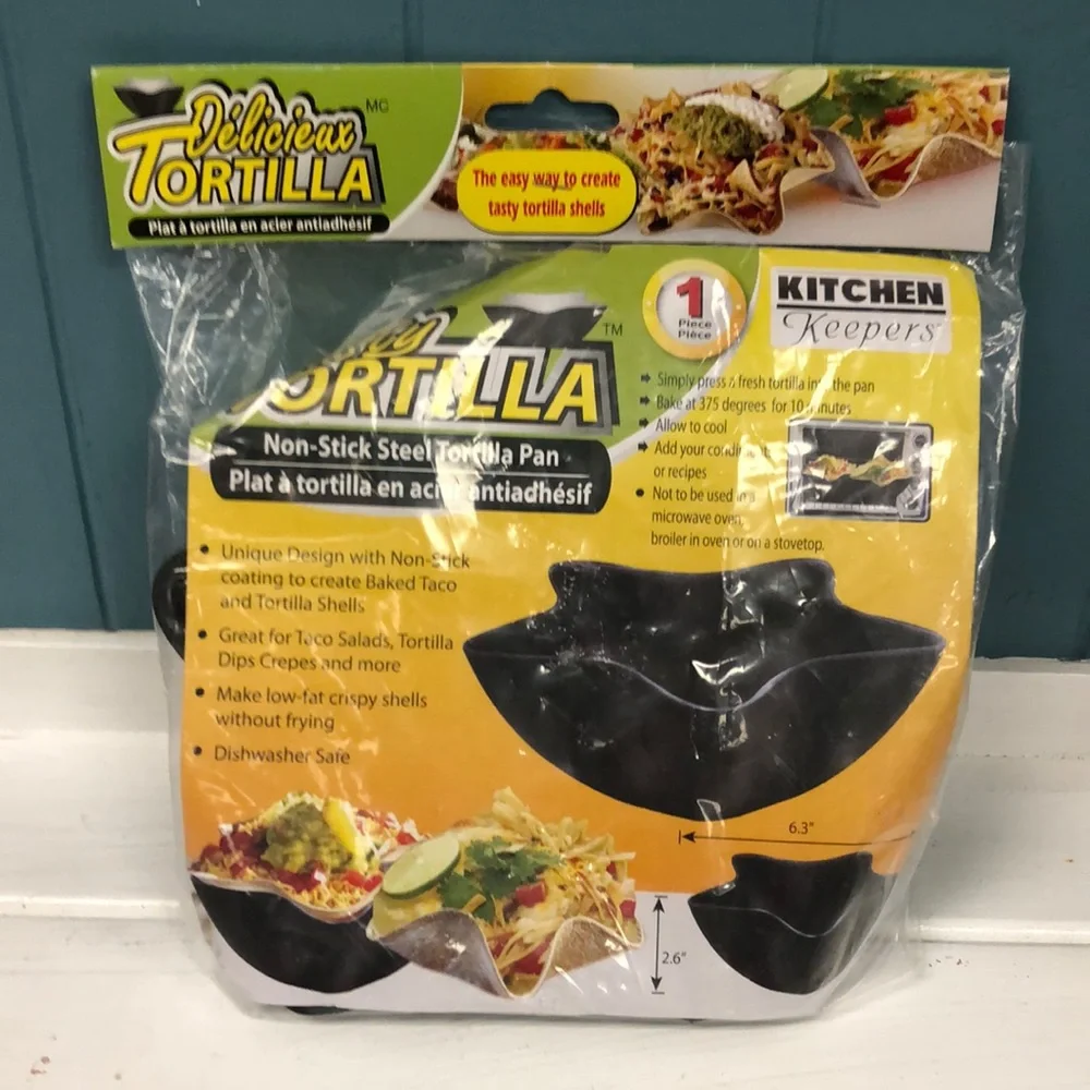 Tasty Tortilla  NON-STICK STEEL TORTILLA PAN by Kitchen Keepers New‎